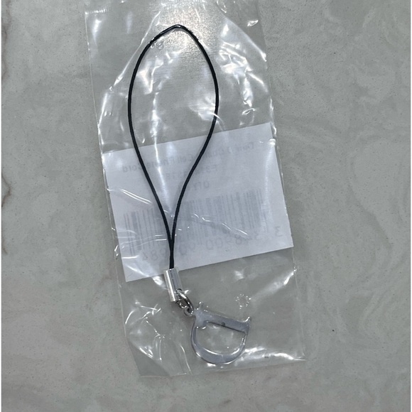 Dior D Charm Cell Phone Cord Bag Charm - Picture 6 of 7
